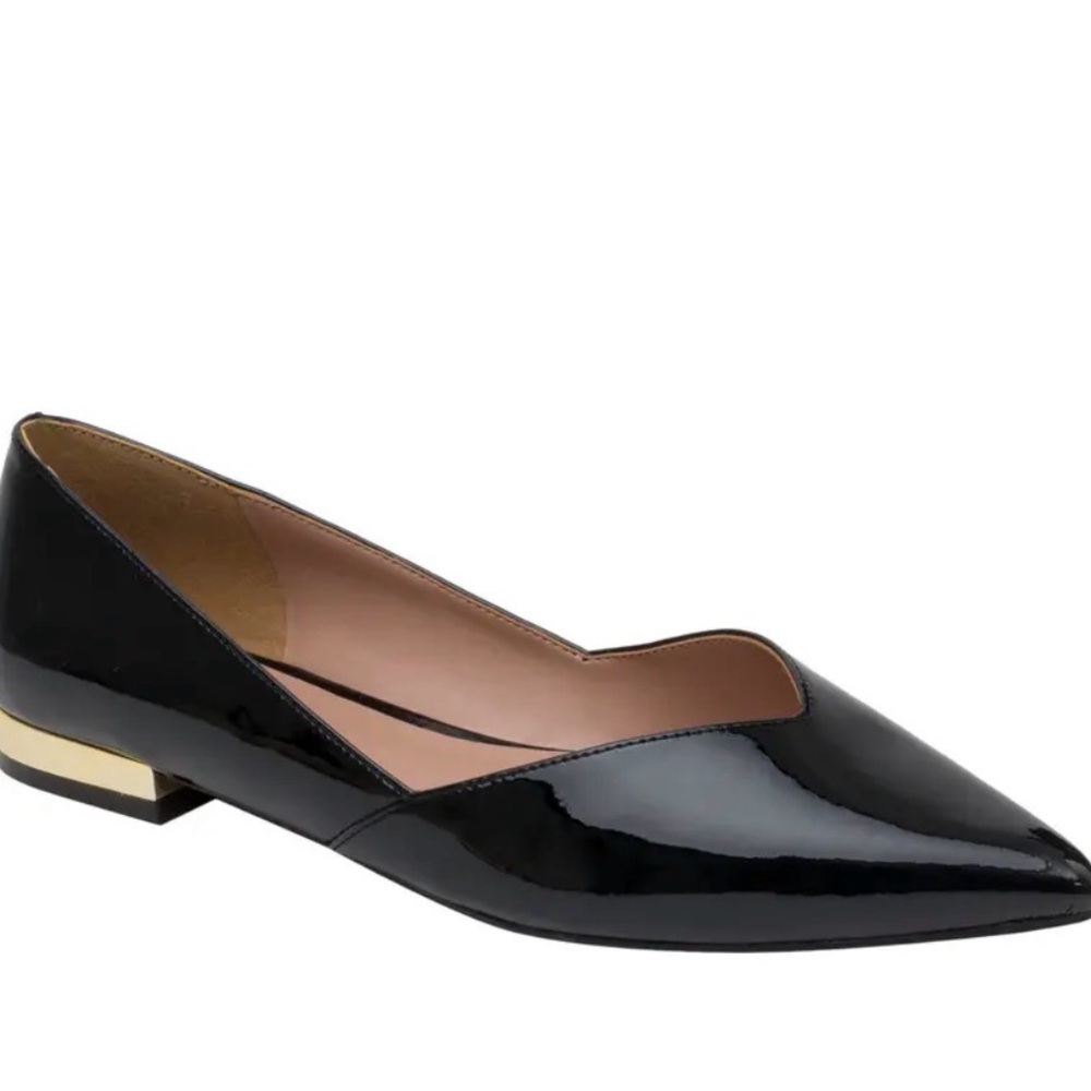 Elegant Black Patent Leather Flats